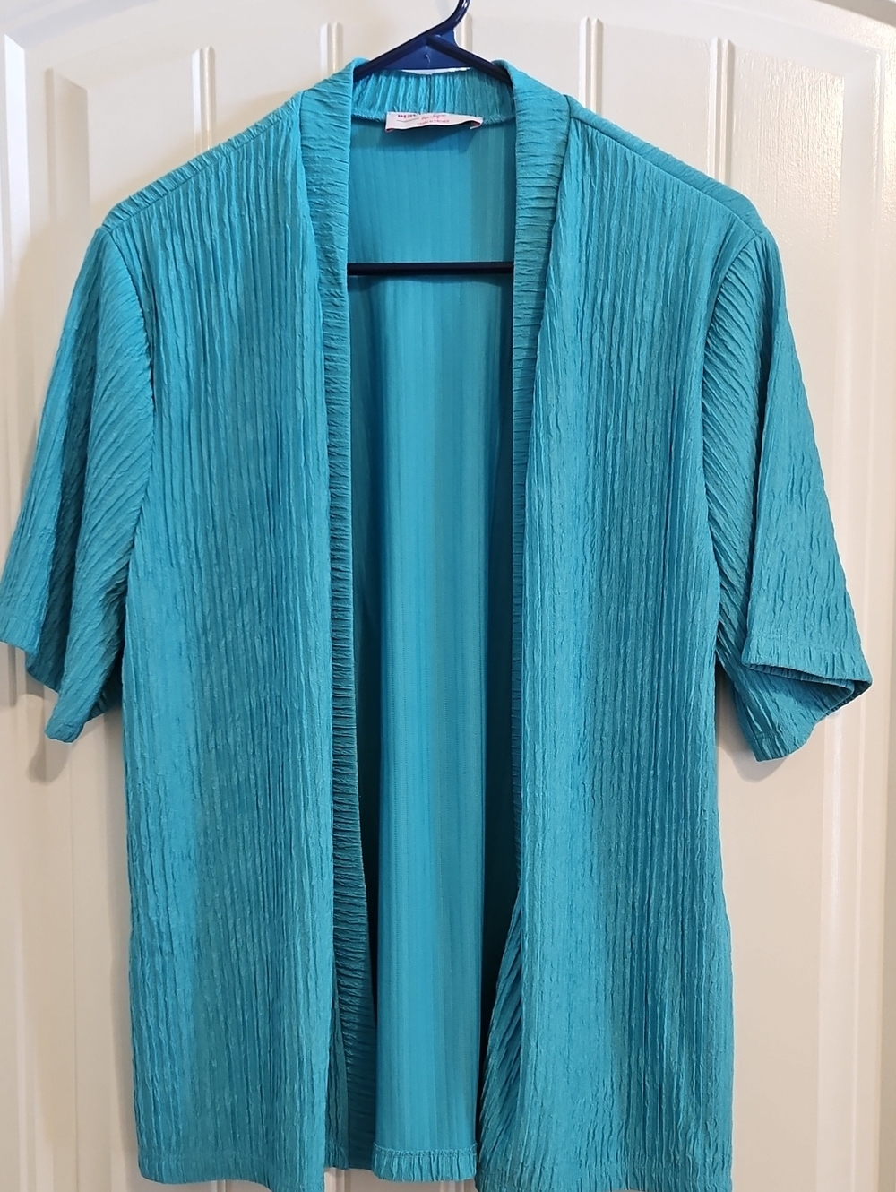 Discount Divas Boutique Teal Open Short Sleeve Cardigan